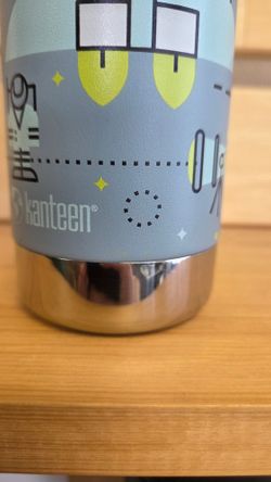 Детская термобутылка Klean Kanteen Insulated Kid Classic Flip Sport 12oz (355 мл) Launch Plan (витринный образец, потертости)