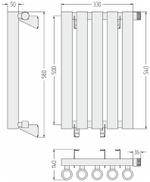 Сунержа Кумир-0 EU50 правый 500х330 5 секций