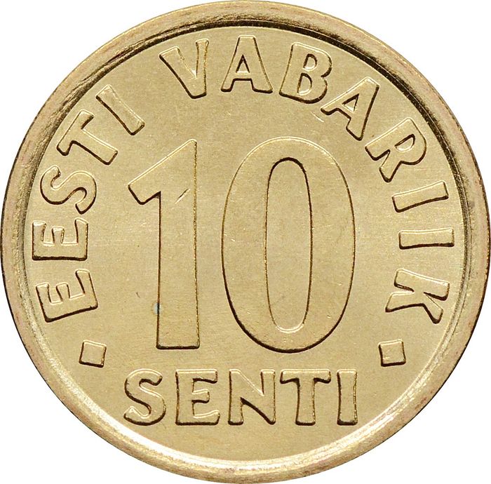 10 сентов 2008 Эстония