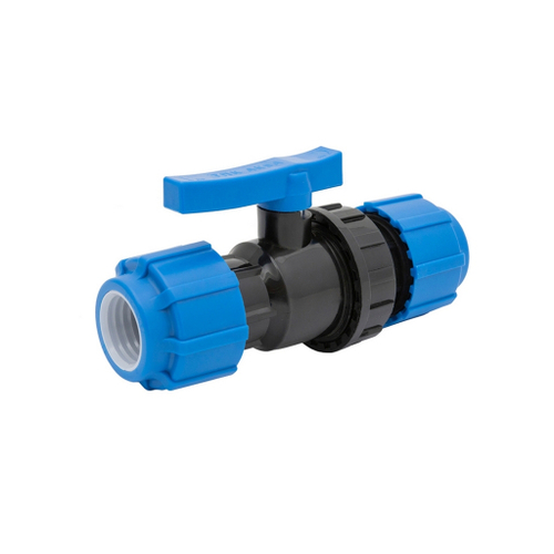 Кран шаровой обжим - обжим 32 - 32 ПЭ PN16 ТПК-АКВА