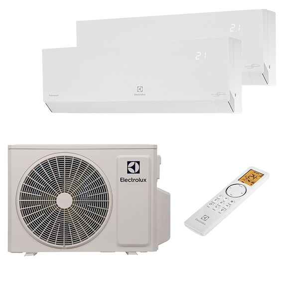 Мультисплит система на 2 комнаты Electrolux EACS/I-09 HEN FMI/N8_ERP_WT/in x 2 / EACO/I-18 FMI-2/N8_ERP — (4)