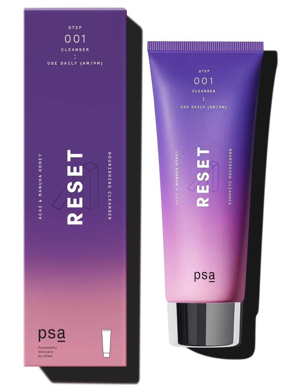 PSA Reset Asai&Manuka Honye Cleancer Питательное очищающее средство с медом манука и асаи 100 мл
