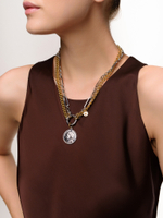 Колье "Marriot coin" Bicolor