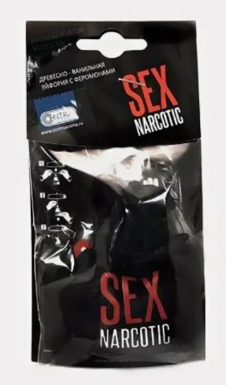 Ароматизатор Мешочек Contra  SEX NARCOTIC (Древесно-ванильная эйфория+феромоны) M-09