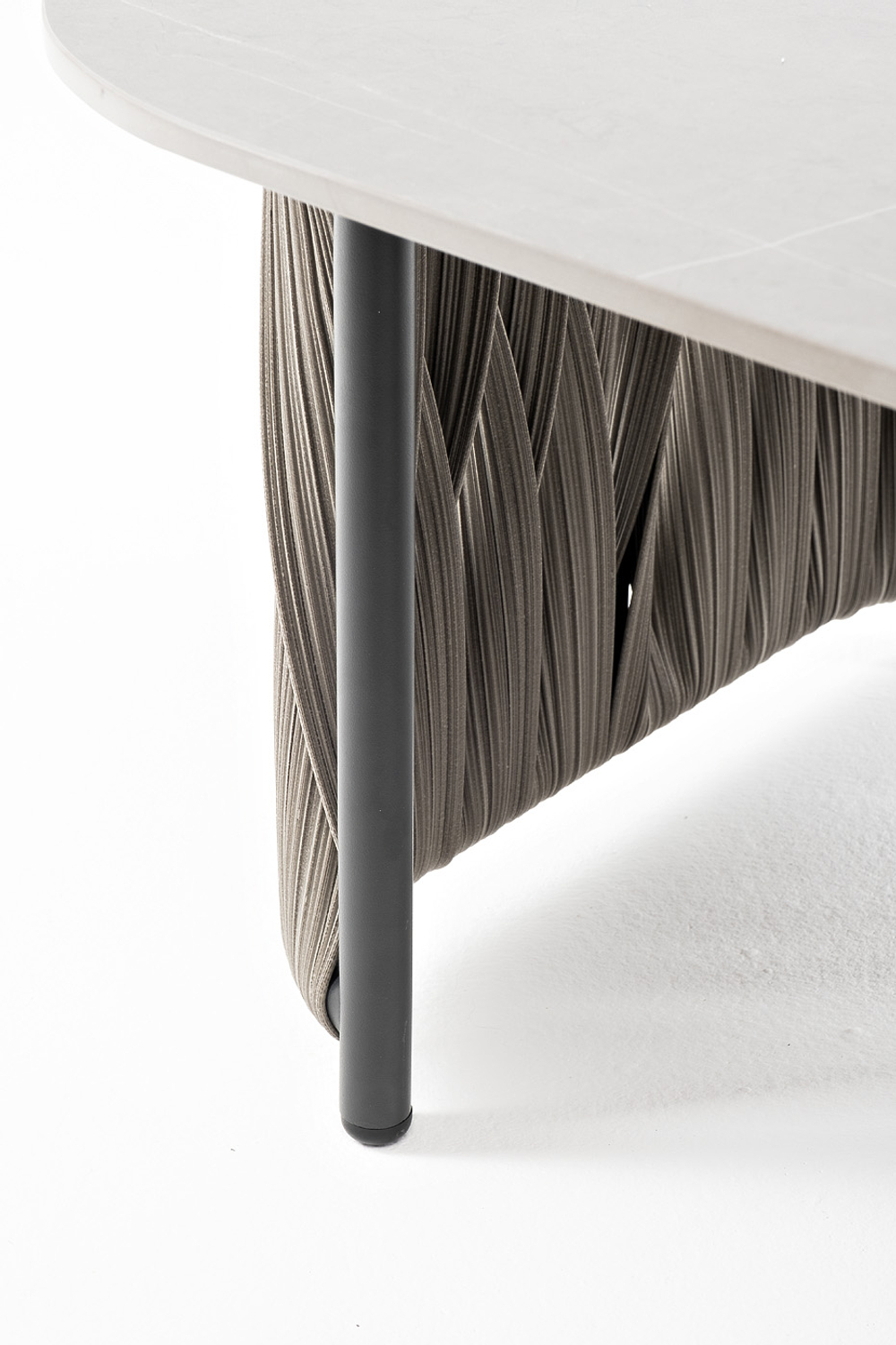 "Флоренция" лаунж-зона из искусственного ротанга, цвет графит