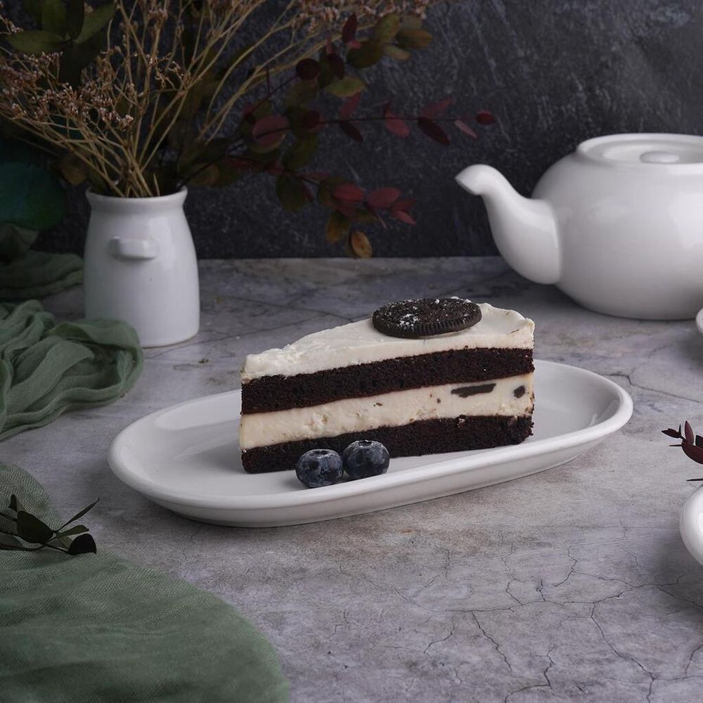 Блюдо овальное 22,5*12,3 см h2,1 см для подачи белое фарфор NEW P.L. Proff Cuisine [10]