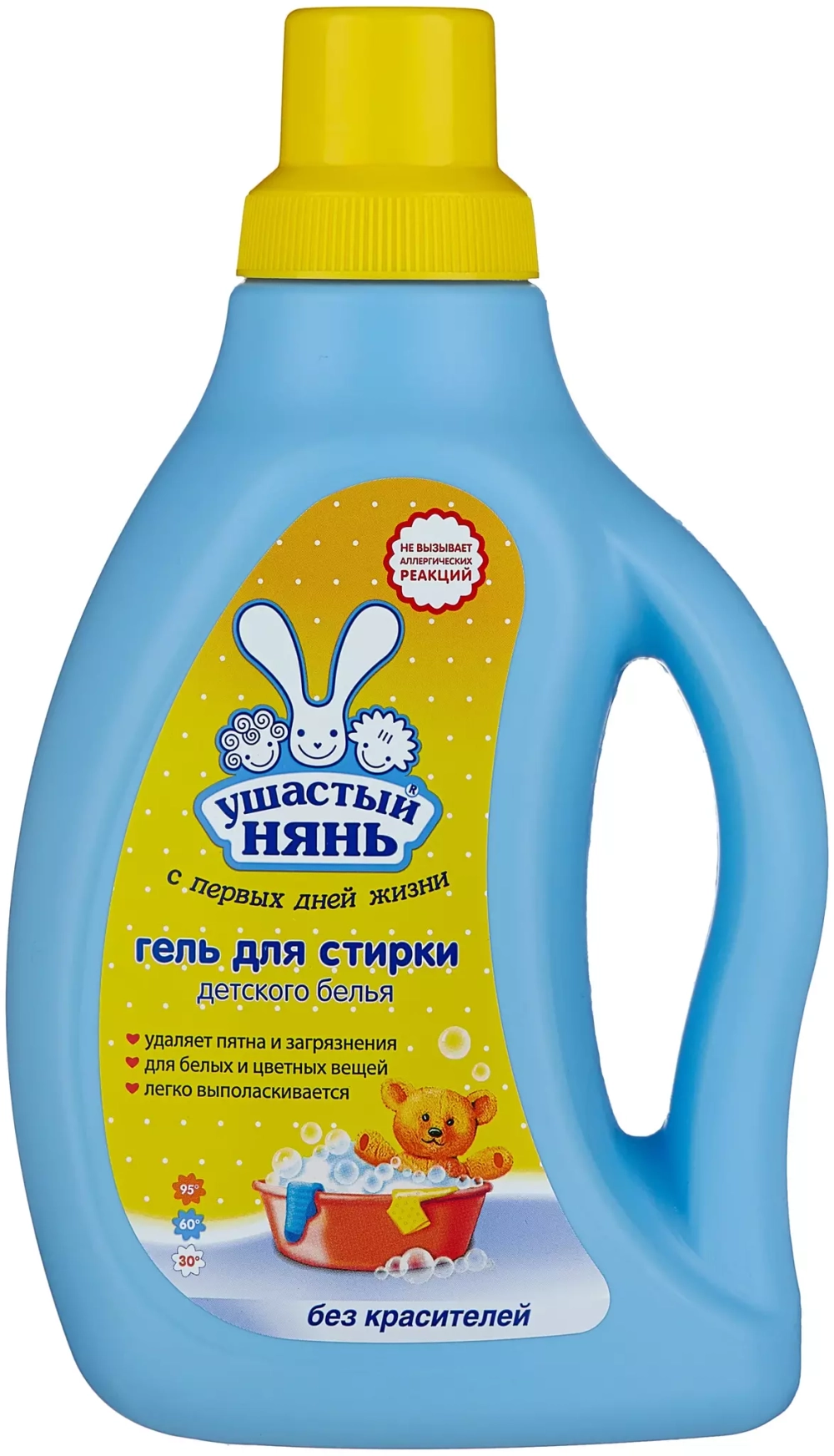 Гель для стирки Ушастый Нянь для детского белья, 0.75 л, бутылка