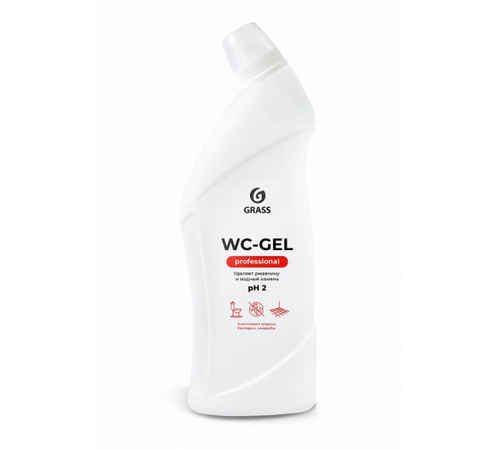 Очиститель для сан.узлов Grass WC-Gel Professional (750мл)