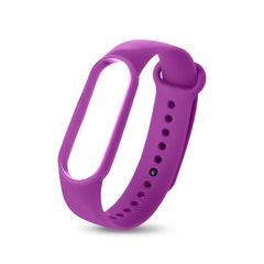 Силиконовый ремешок Silicon Loop для Xiaomi Mi Band 5. 6 (Фиолетовый)