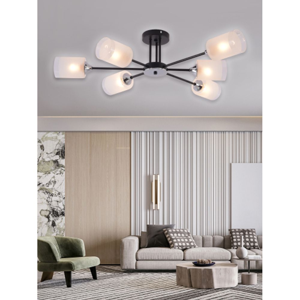 Люстра Rivoli Jocelyn 9191-306 6хЕ27 60 Вт модерн | Лайт