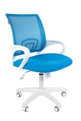 Офисное кресло Chairman    696    Россия    белый пластик TW голубой