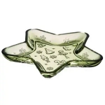 Блюдо сервировочное «ЩЕЛКУНЧИК» green звезда 21*21*2,5см