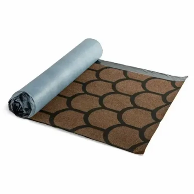 Черепица рулонная Бобровый хвост коричневая 8 м2