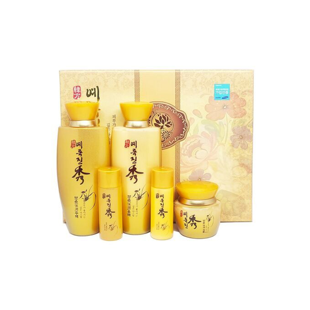 [Jigott] Yerokjinsu hanbang 3set - Набор уходовый с женьшенем