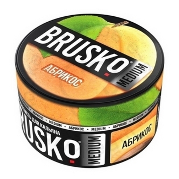 Бестабачная смесь для кальяна BRUSKO, 250 г, Абрикос, Medium