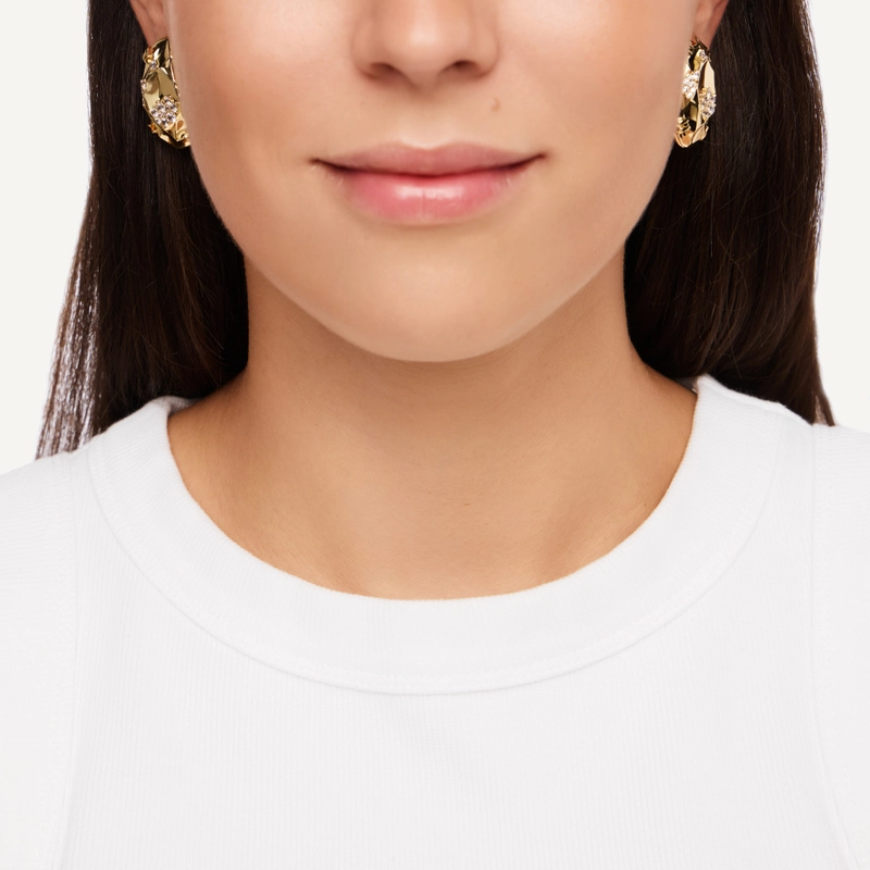 Клипсы Многогранные – Золото