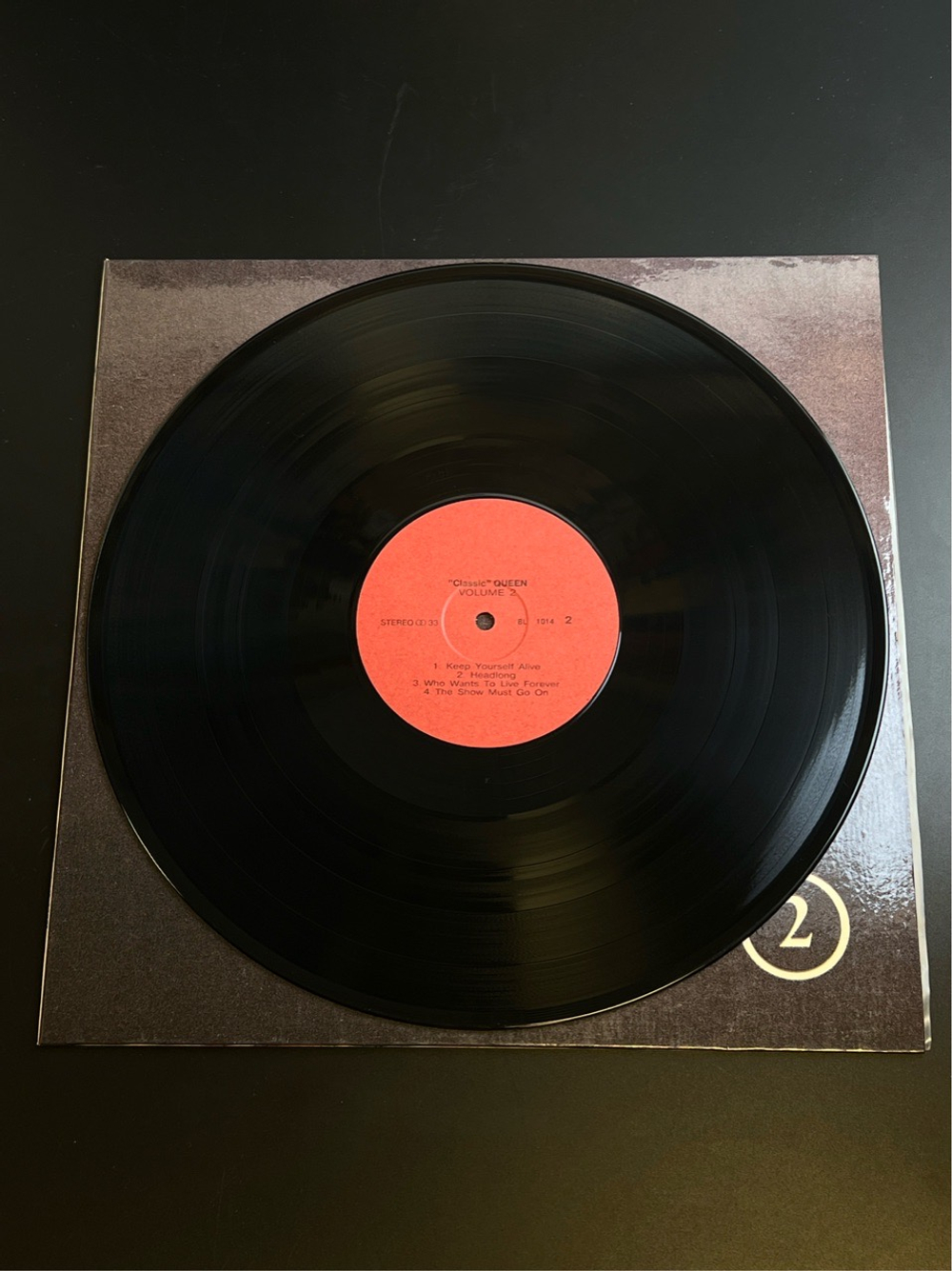 LP 2 часть Queen - Classic. Виниловая пластинка 12 дюймов