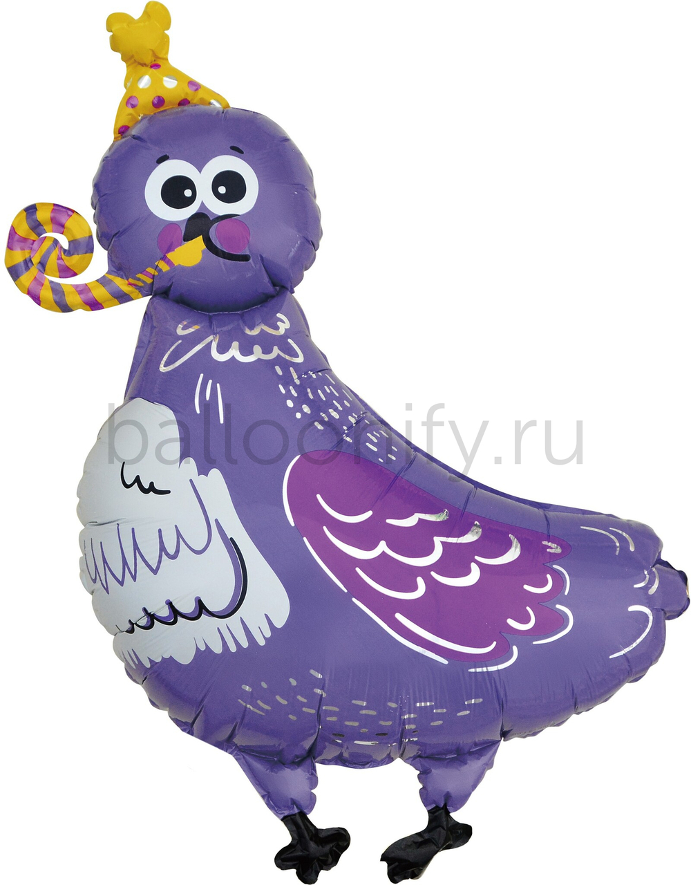 Шар (40''/102 см) Фигура, Голубь в колпачке, 1 шт. в уп.