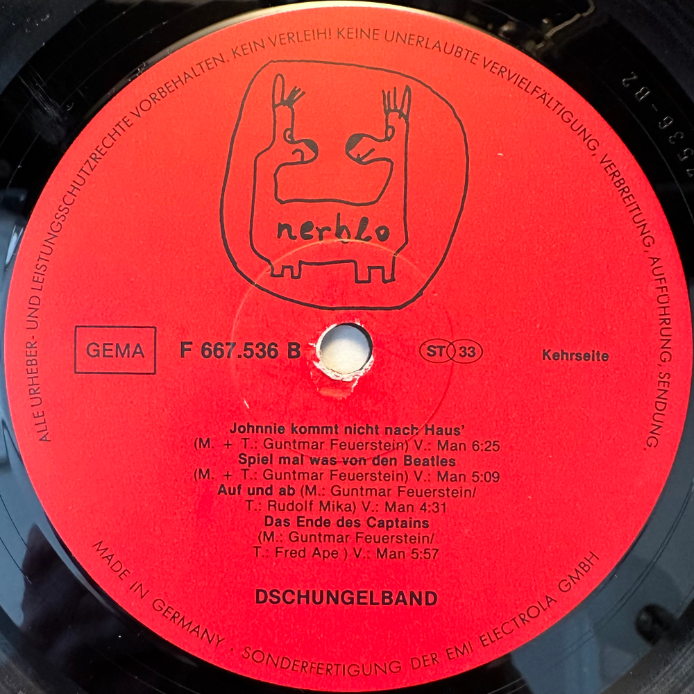 Die Dschungelband - Jetzt Oder Nie (Германия 1981г.)