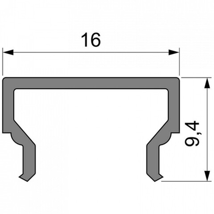 Профиль накладной Deko-Light H-01-10 984011