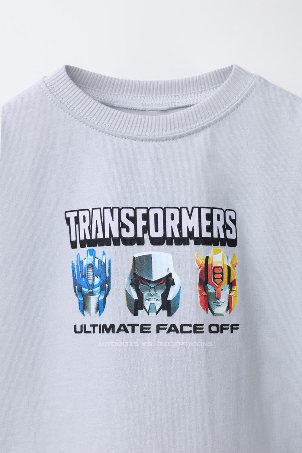 ZARA ФУТБОЛКА С ПРИНТОМ TRANSFORMERS®, СЕРЫЙ