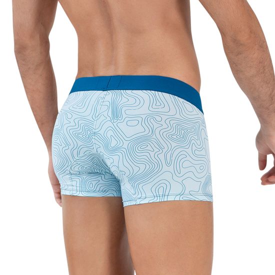 Мужские трусы хипсы голубые с принтом Clever EMPHATIC TRUNKS 164007