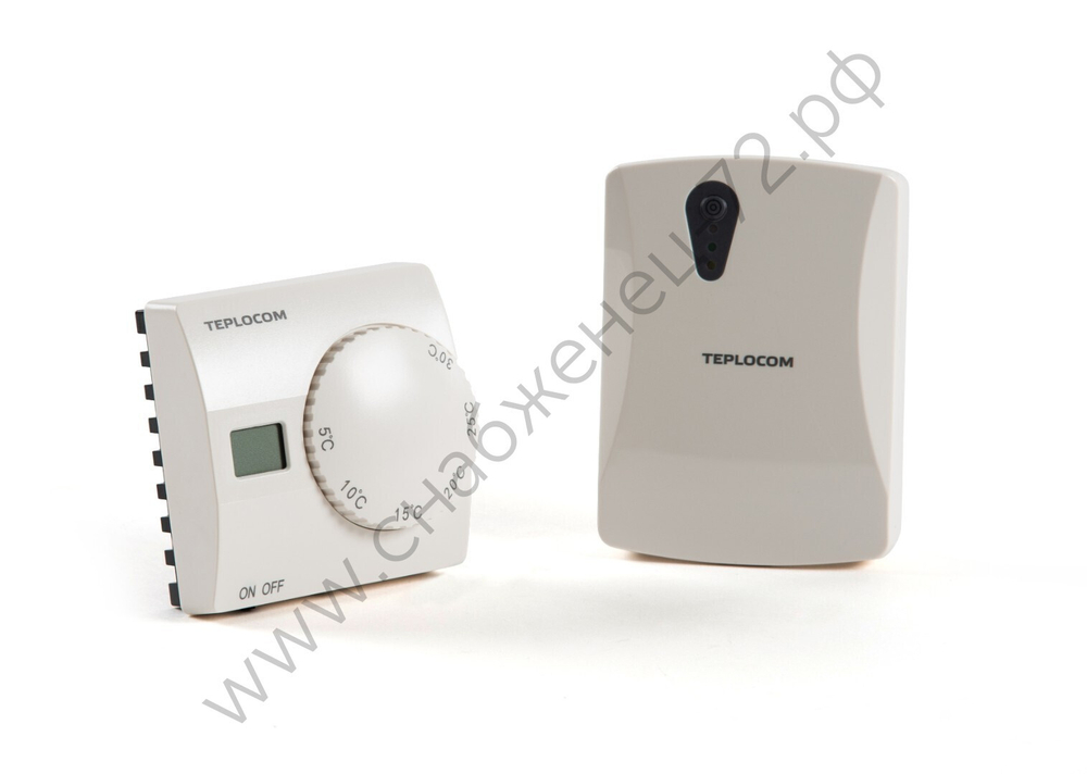 Термостат комнатный Teplocom TS-2AA/3A RF2, беспроводной, реле 250В, 3А