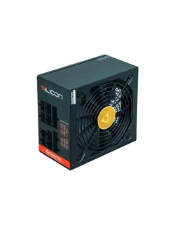 Chieftec Silicon SLC-650C (ATX 2.3, 650W, 80 PLUS BRONZE, Active PFC, 140mm fan, Full Cable Management) Retail