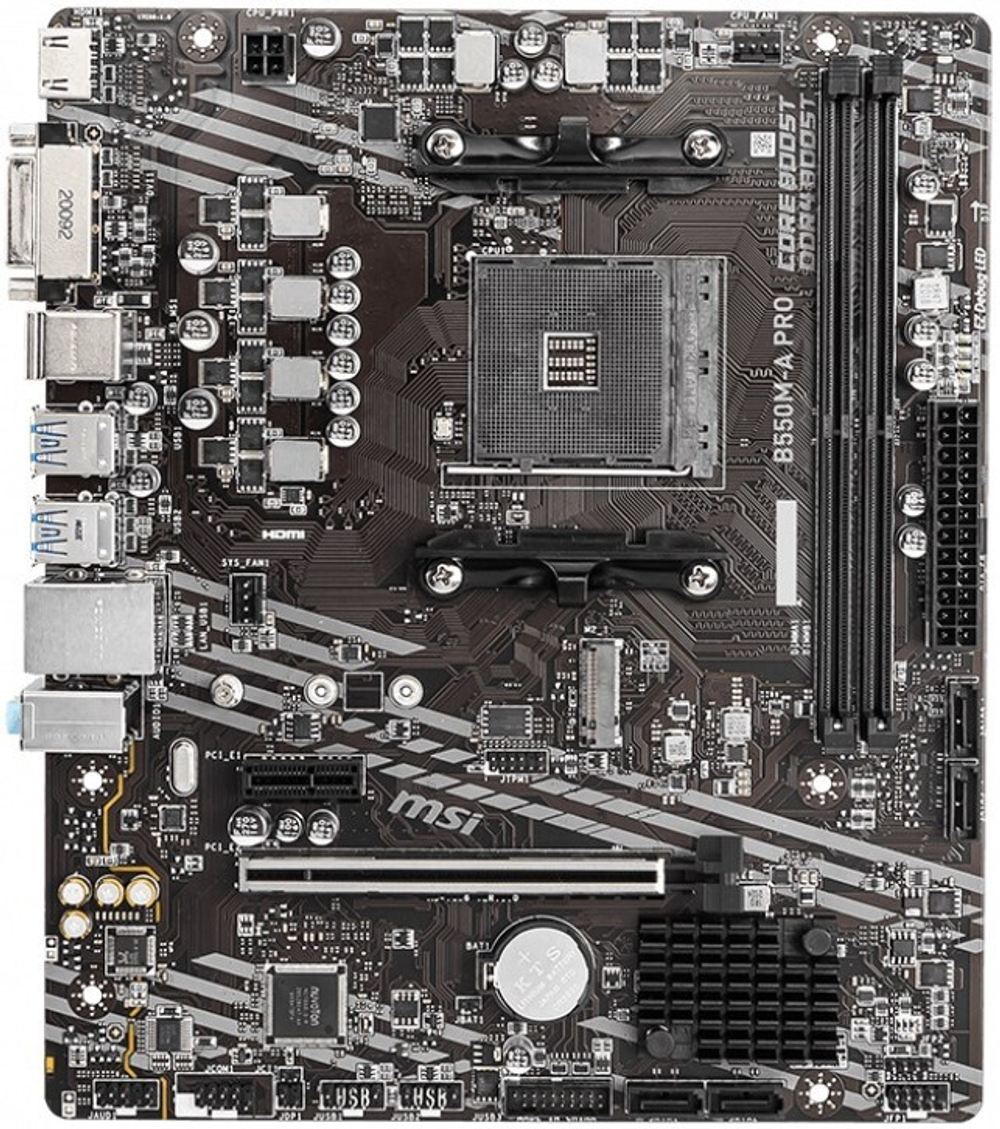 Материнская плата  MSI B550M-A PRO