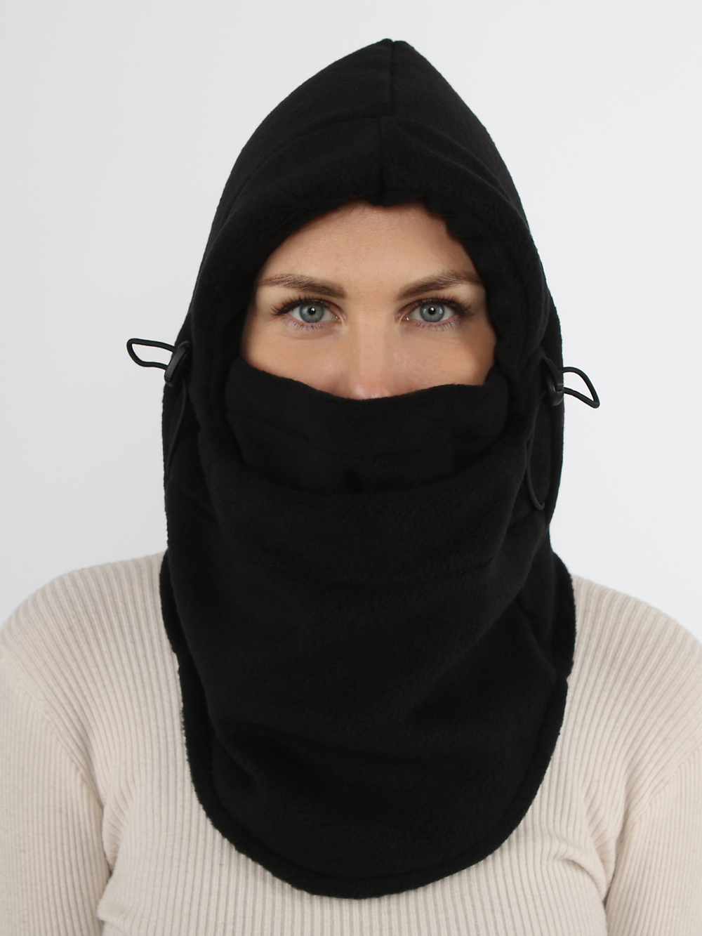 Женская шлем-балаклава "PRIVAL" цвет черный