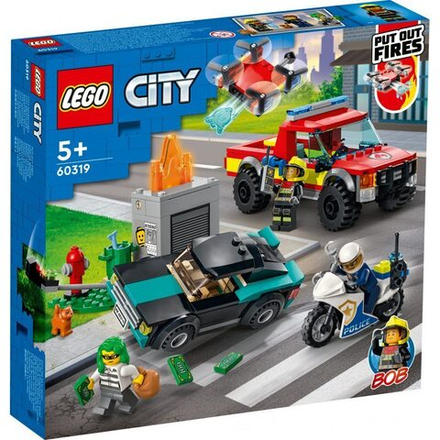 LEGO City - пожаротушение и полицейская погоня 60319