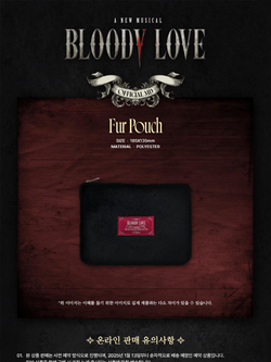 товары BLOODY LOVE MUSICAL OFFICIAL MD FUR POUCH