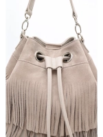 Cумка через плечо средняя замшевая мешок