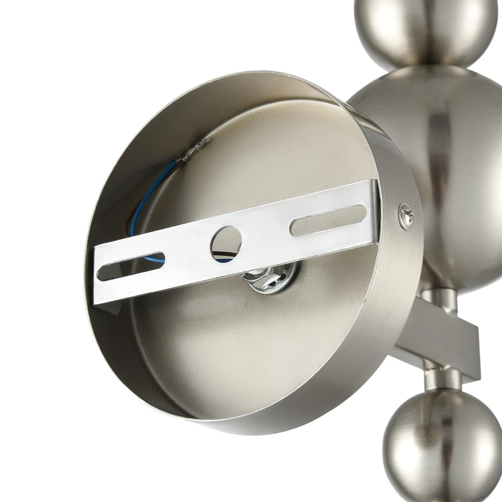 8107/1W MODERNI LN26 128 никель, металл Бра E14 1*40W 220V NANA