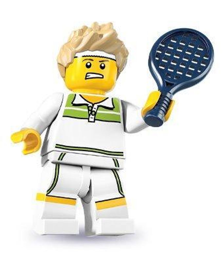 Минифигурка LEGO 8831 - 9 Теннисист