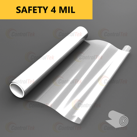 Пленка защитная бронировочная SAFETY 4 MIL ControlTek, рулон