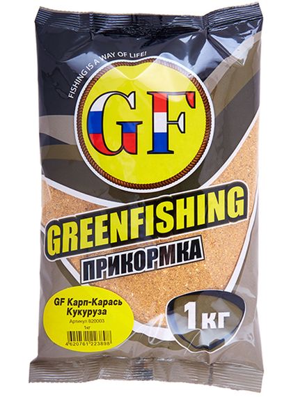 Прикормки GF 8кг КАРП/КАРАСЬ Кукуруза набор