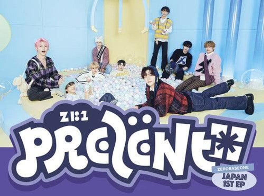 Альбом ZEROBASEONE - PREZENT Japan 1st EP Album LIMITED EDITION B Version (CD + PHOTOBOOK)