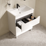 Тумба с умывальником IDDIS Ray, напольная, 70 см, белый, RAY70WFi95K