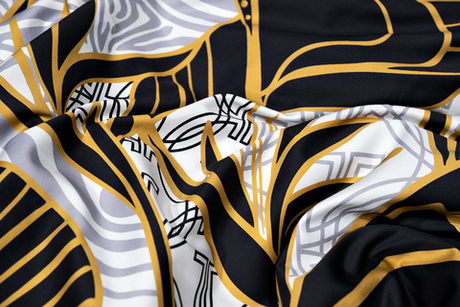 Пододеяльник 150x215 Garda Decor Тропики золотой/серый