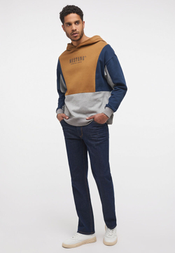 Толстовка мужская MUSTANG Style Bennet Color Block