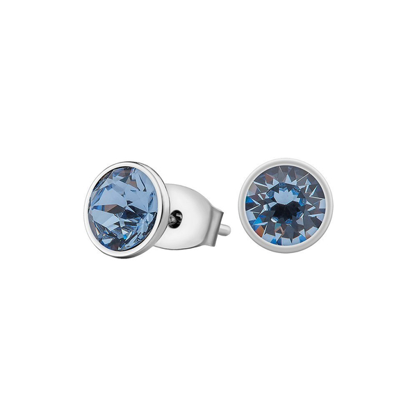Серьги-пусеты Fiore Luna Light Sapphire SWE298 LS S