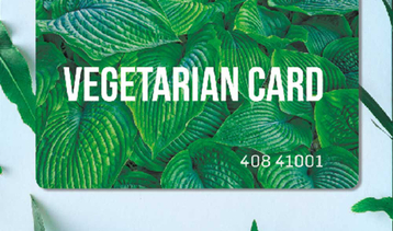 Подробнее о Vegetarian Card 