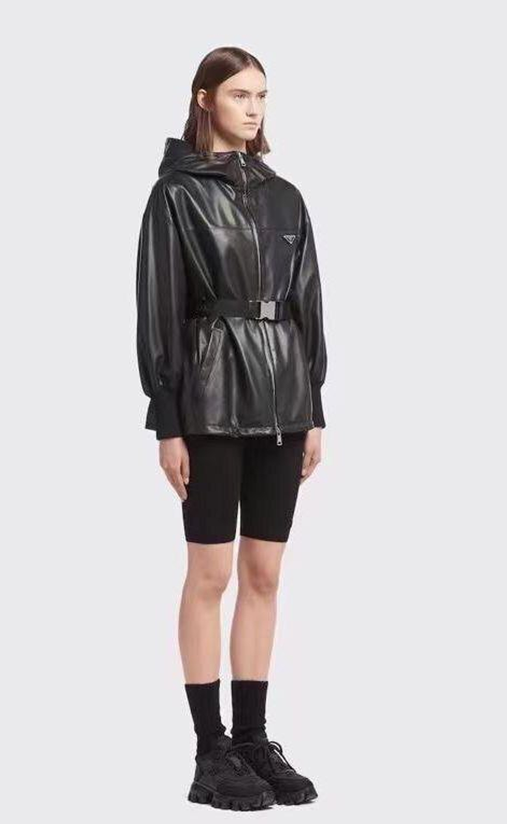 Кожаная куртка Prada