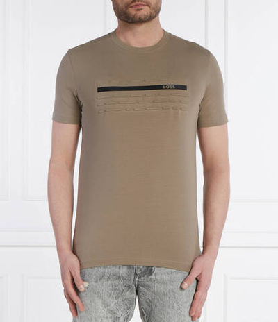 Футболка Tee 4 BOSS GREEN - хаки(50513010)