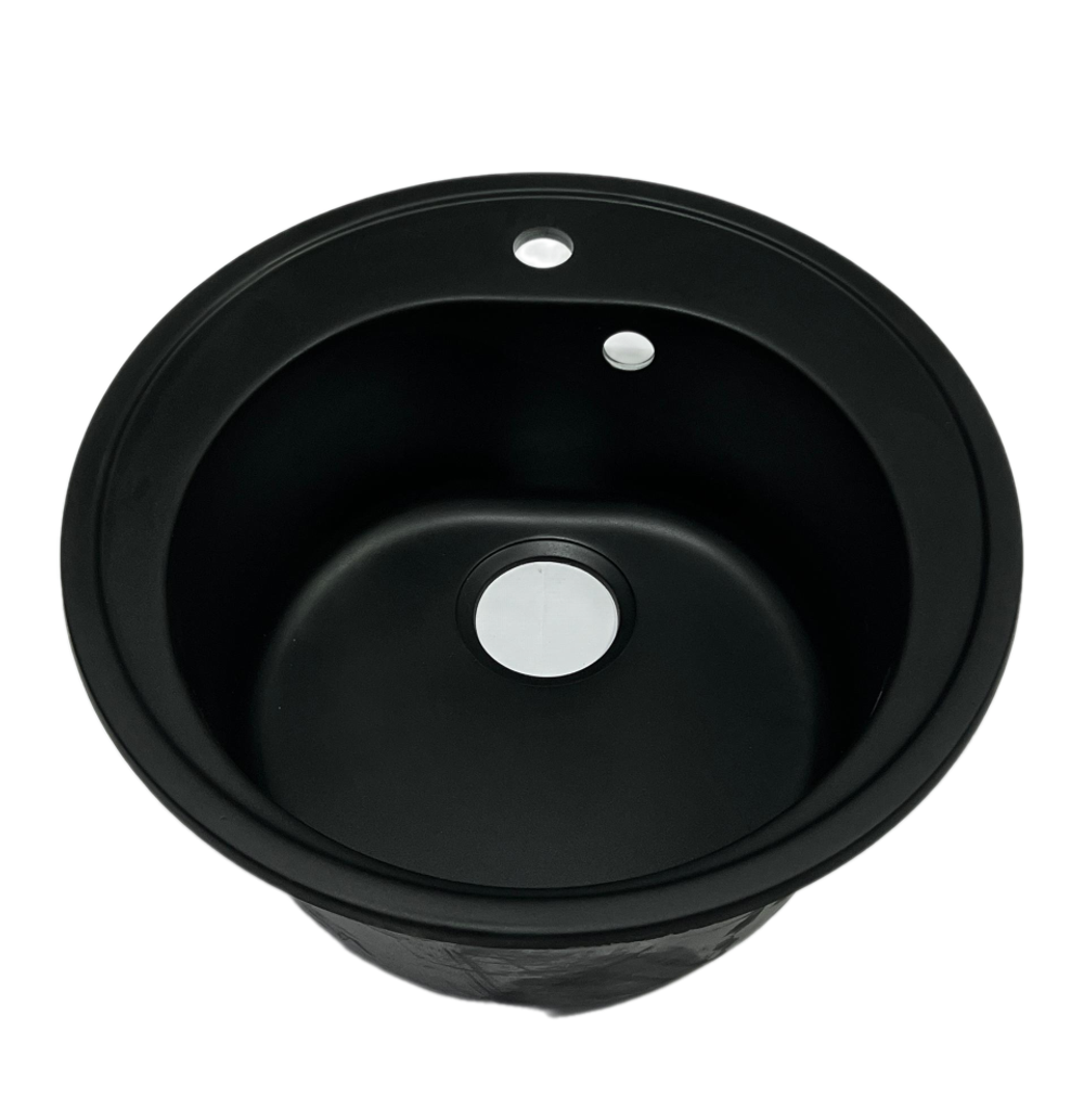 МОЙКА QR3 (КРУГЛАЯ, ЧЕРНЫЙ(АНТРАЦИТ), 50-59)