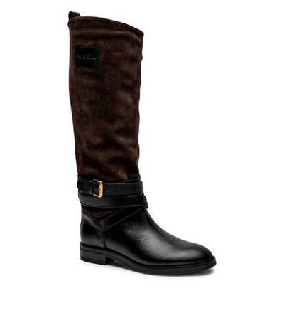 Кожаные офицерские сапоги See By Chlo\u00e9 - коричневый(SB43015A 20046)