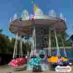 Семейная цепочная карусель «Неоновая Галактика», 16 мест, 5,8×5,8×5,3 м