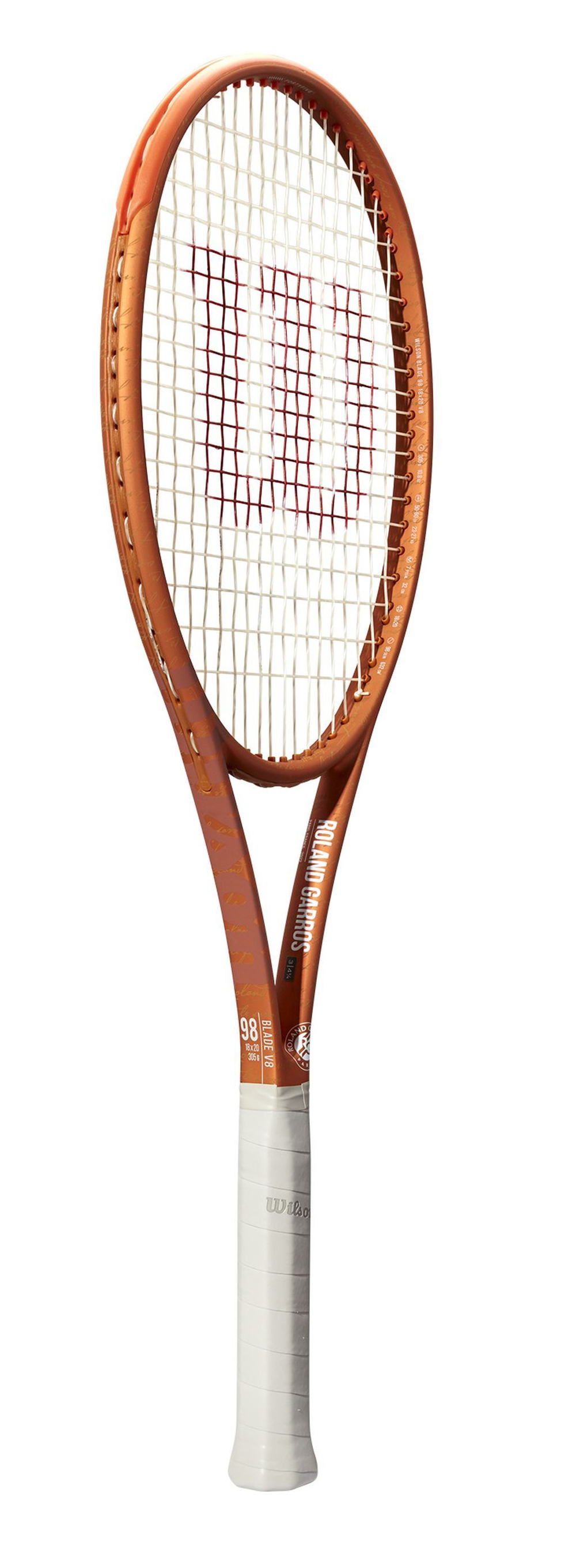 Теннисная ракетка Wilson Blade 98 (18X20) V8.0 Roland Garros 2022