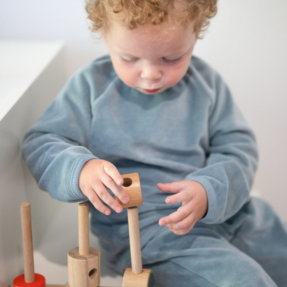 Велюровый комплект Mjölk Baby Blue, уценка